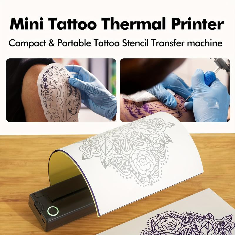 Wireless Portable Tattoo Stencil Printer – Ink-Free, Easy-to-Use Transfer Machine for Tattoo Artists and Enthusiasts