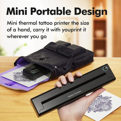 Wireless Portable Tattoo Stencil Printer – Ink-Free, Easy-to-Use Transfer Machine for Tattoo Artists and Enthusiasts