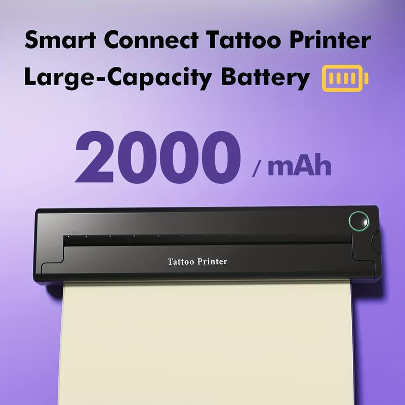 Wireless Portable Tattoo Stencil Printer – Ink-Free, Easy-to-Use Transfer Machine for Tattoo Artists and Enthusiasts